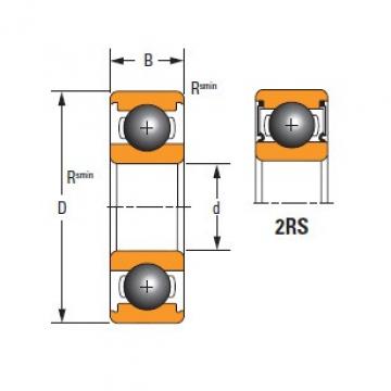  Thin Section61701-2RS TIMKEN