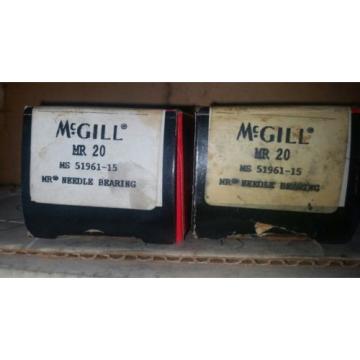 NEW MCGILL NEEDLE BEARING MR20RSS MR-20-RSS