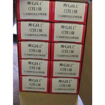 NEW MCGILL BOX OF 10 CAMFOLLOWER BEARINGS CCFE 1 SB