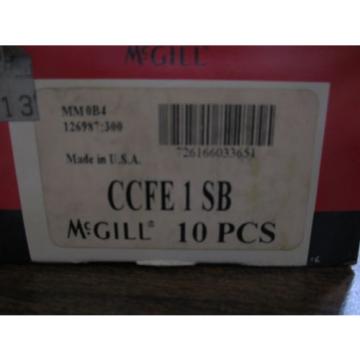 NEW MCGILL BOX OF 10 CAMFOLLOWER BEARINGS CCFE 1 SB