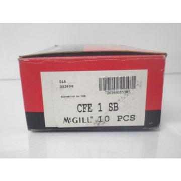 McGILL CFE 1 SB CFE1SB cam follower bearings SET OF 7 *NEW IN BOX*