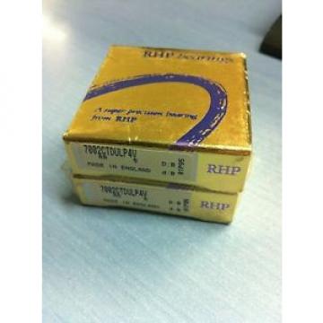 NEW   710TQO1030-1   RHP PAIR OF SUPER PRECISION BEARING 7002 CTDULP4V SEALED RODAMIENTOS Industrial Plain Bearings