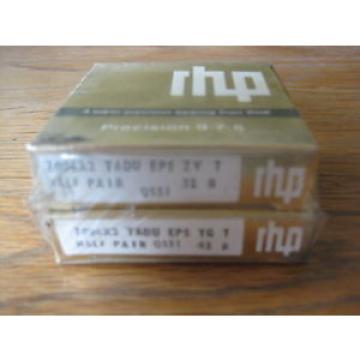 1   EE655271DW/655345/655346D   Pair 7006X2 TADU EP5 QS51. RHP Super Precision  Bearing Catalogue