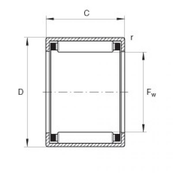 FAG   530TQO780-2   Drawn cup needle roller  with open ends - HK0205-TV Bearing Online Shoping #1 image