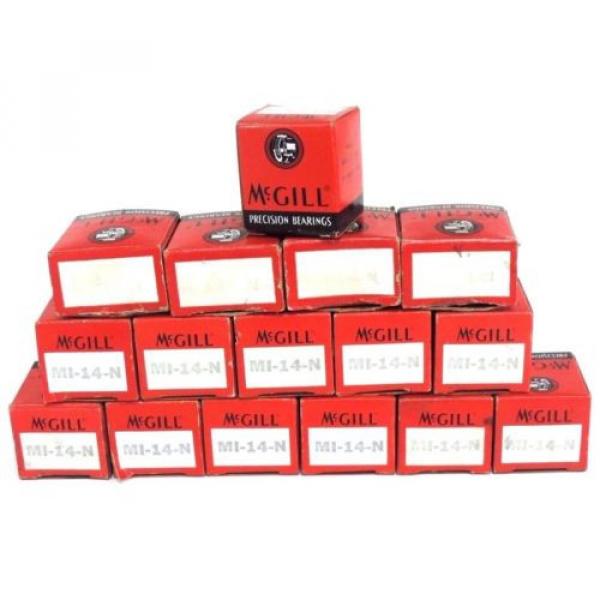 LOT OF 16 NIB McGILL MI-14-N CAGEROL PRECISION INNER BEARINGS MI14N #1 image