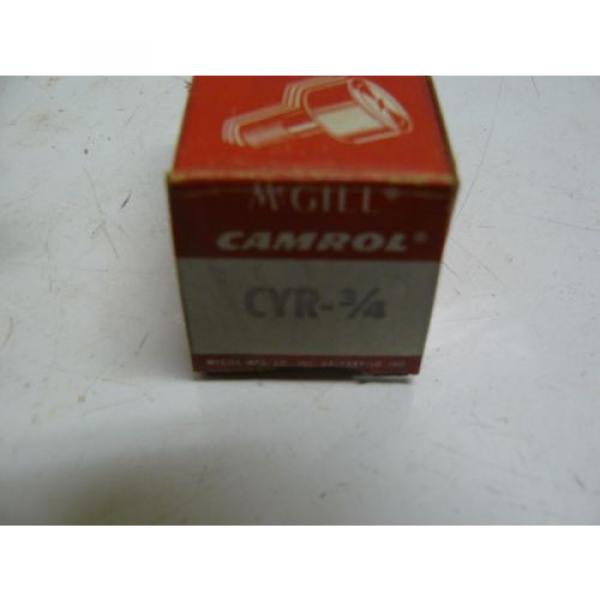 NEW MCGILL CYR-3/4 ROLLER BEARING YOKE CAM FOLLOWER 3/4INCH #2 image